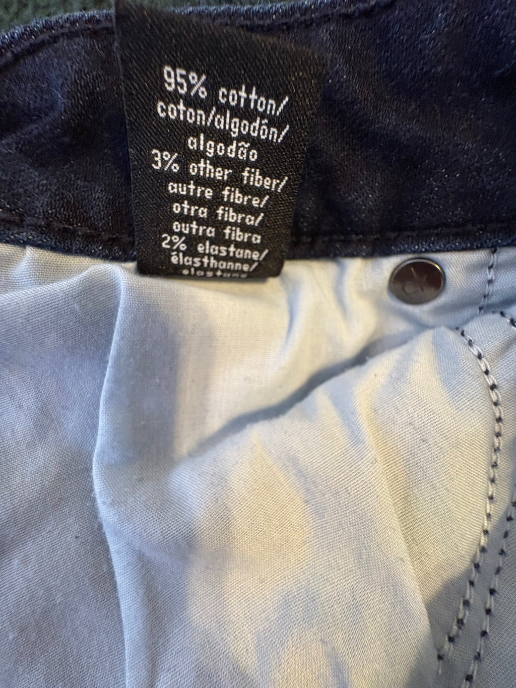 CALVIN KLEIN JEANS SIZE 6 X 30