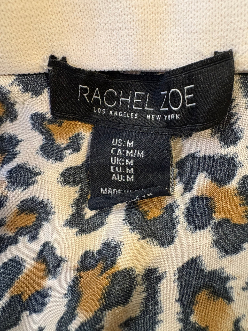 RACHEL ZOE LOS ANGELES NEW YORK SIZE M