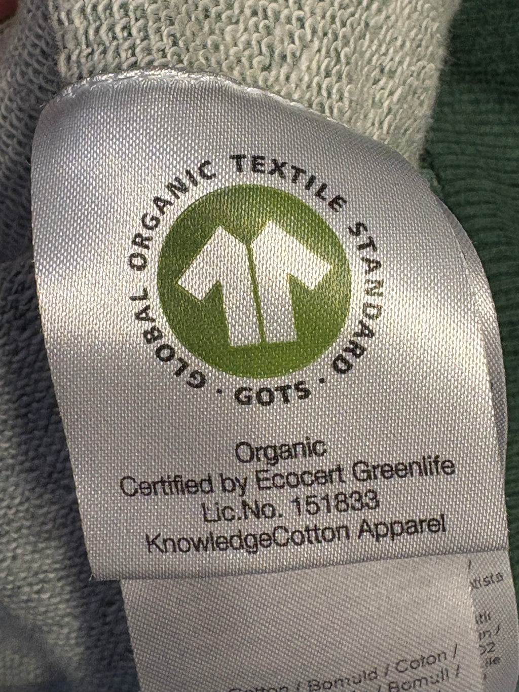 KNOWLEDGE COTTON APPAREL SWEATSHIRT SIZE XL