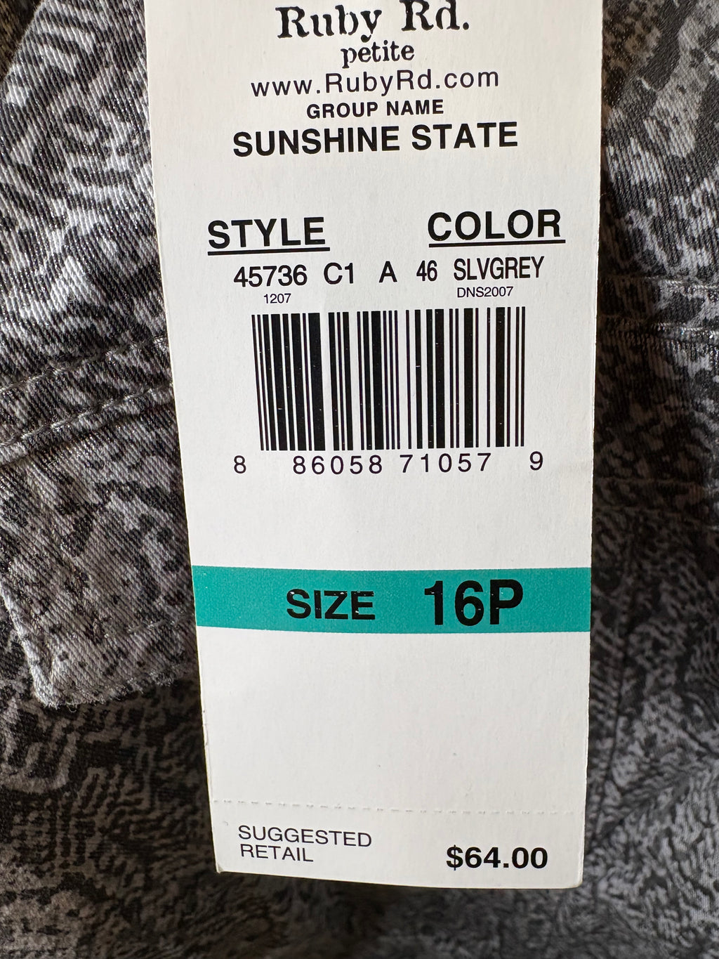 RUBY RD JACKET SIZE 16P