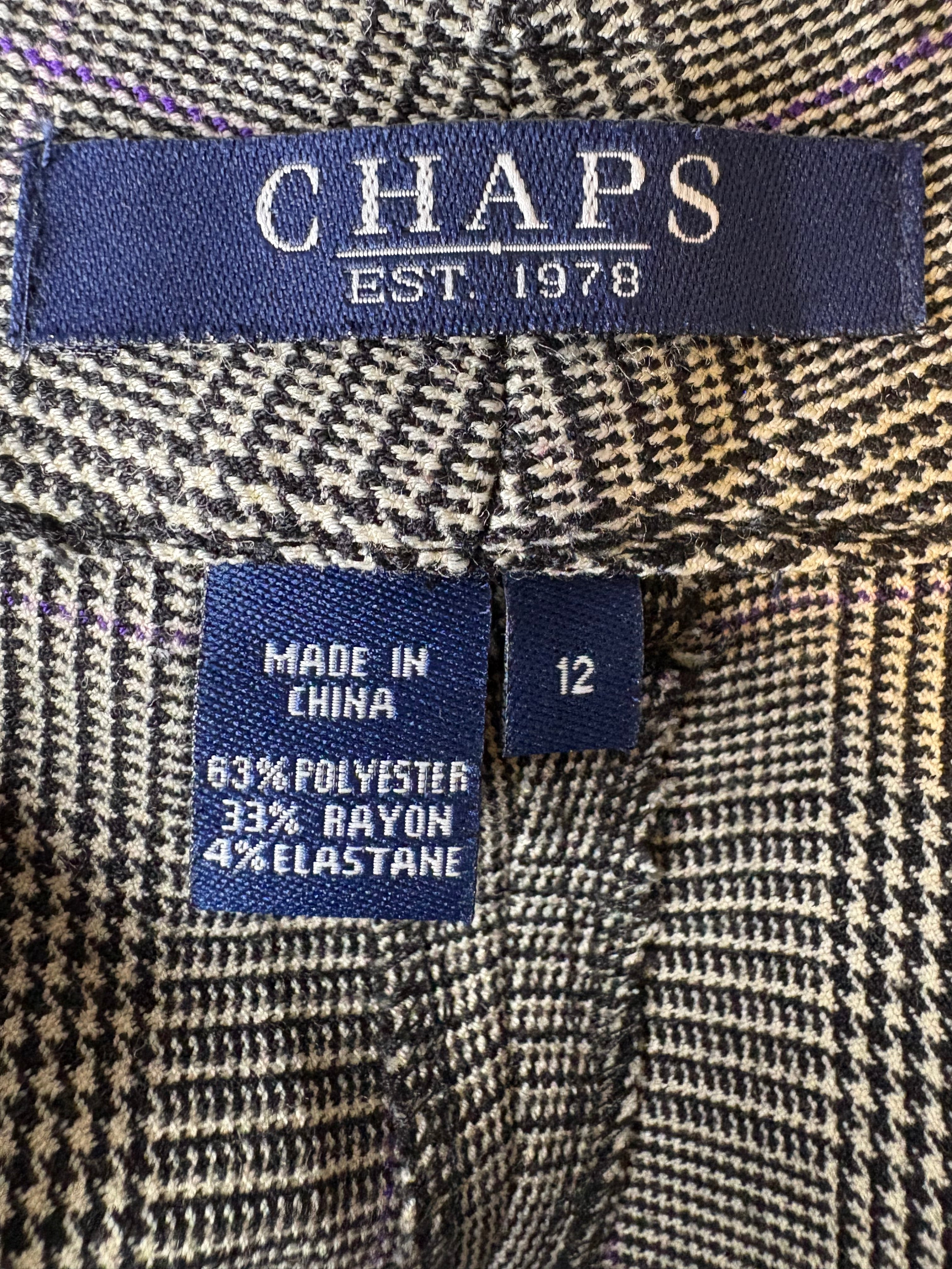 CHAPS SIZE 12