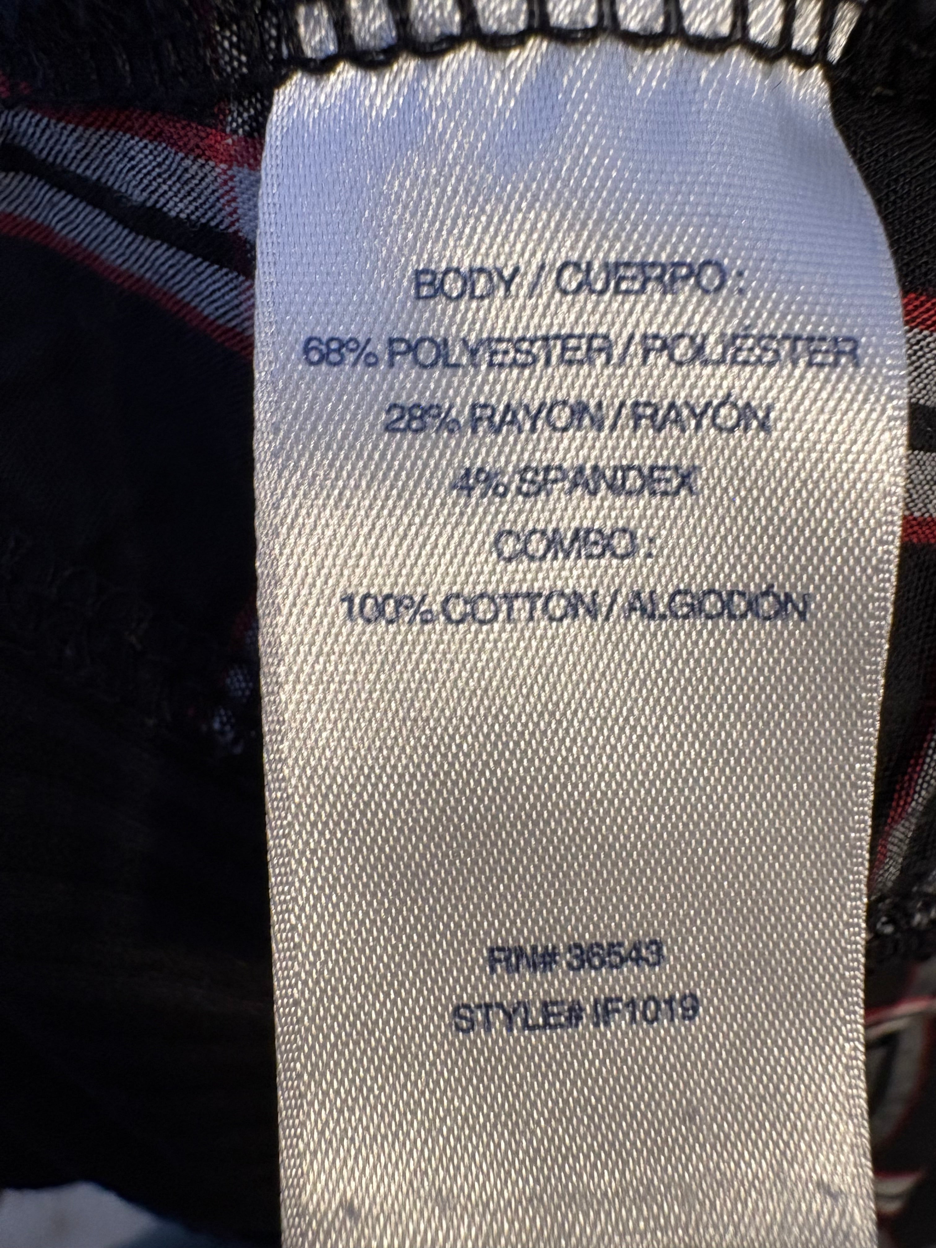 IZOD SIZE MEDIUM