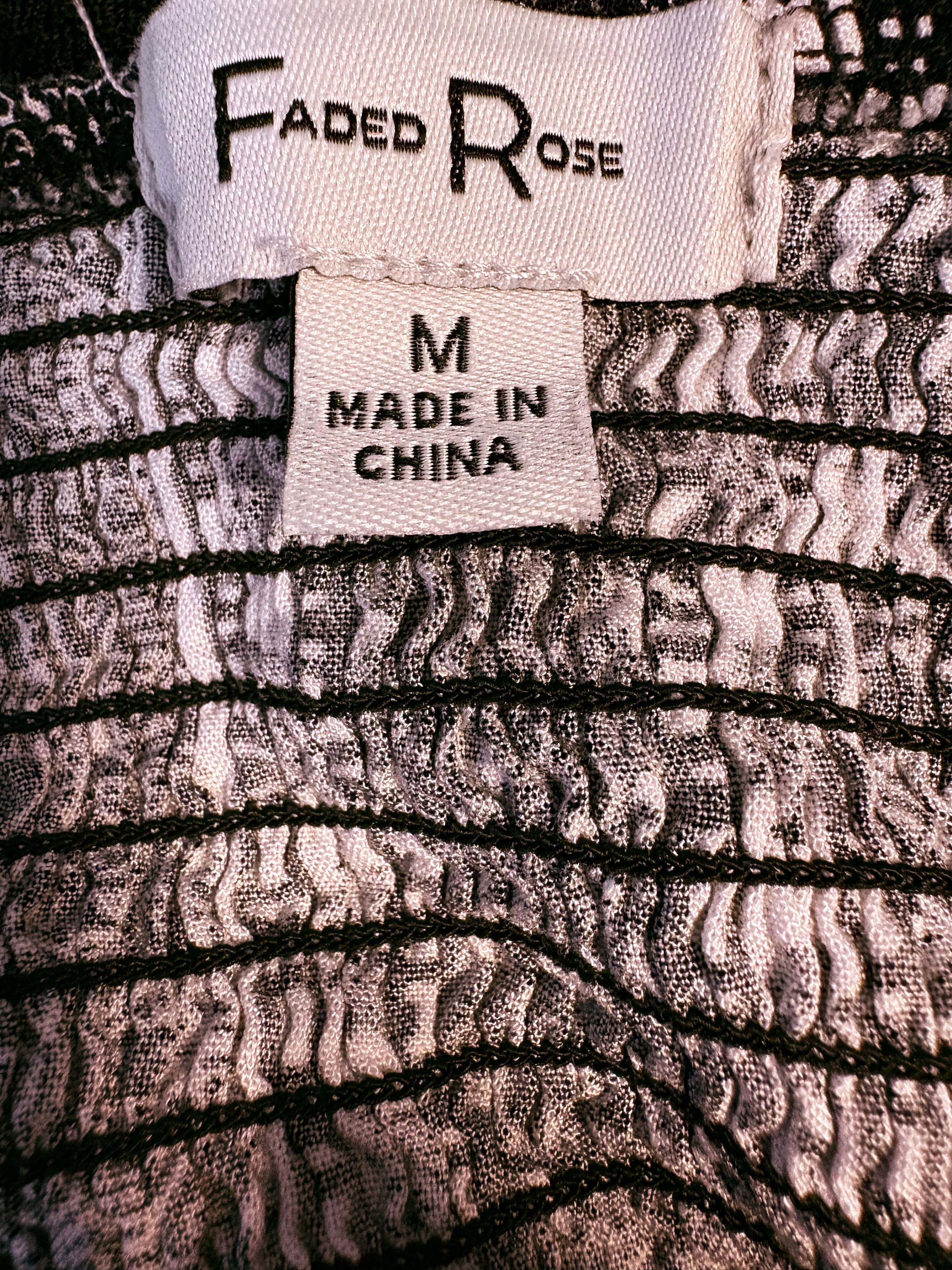 FADED ROSE SIZE MEDIUM