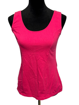 No Boundaries Women's Shirt Sleeveless Pink Cotton Spandex Size L