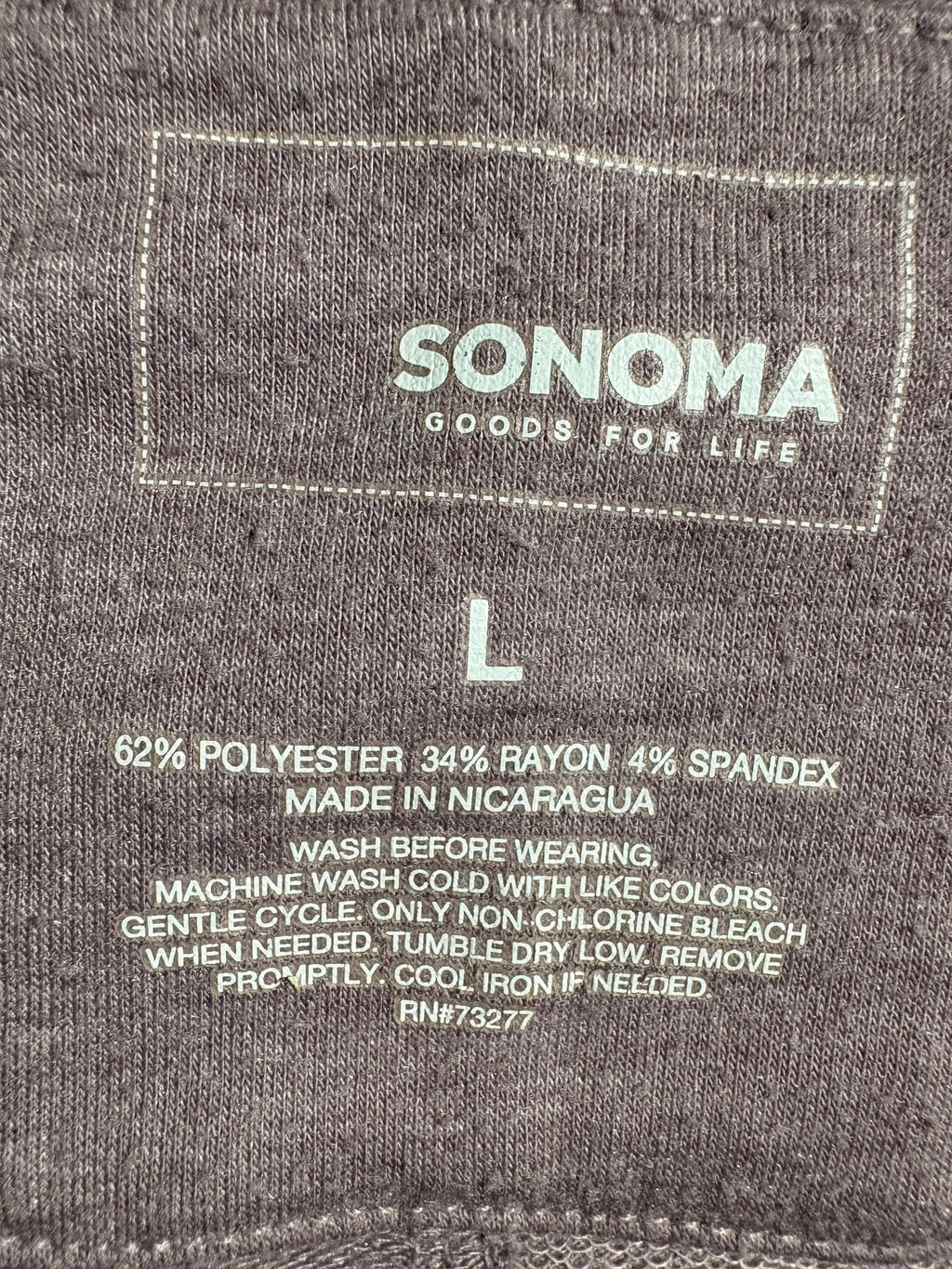 SONOMA SIZE L