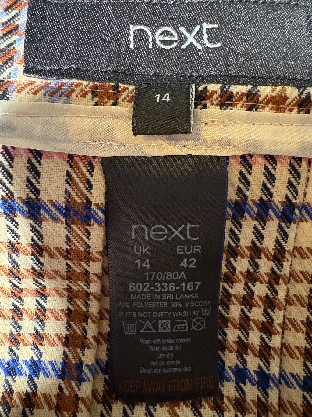 NEXT SIZE 14