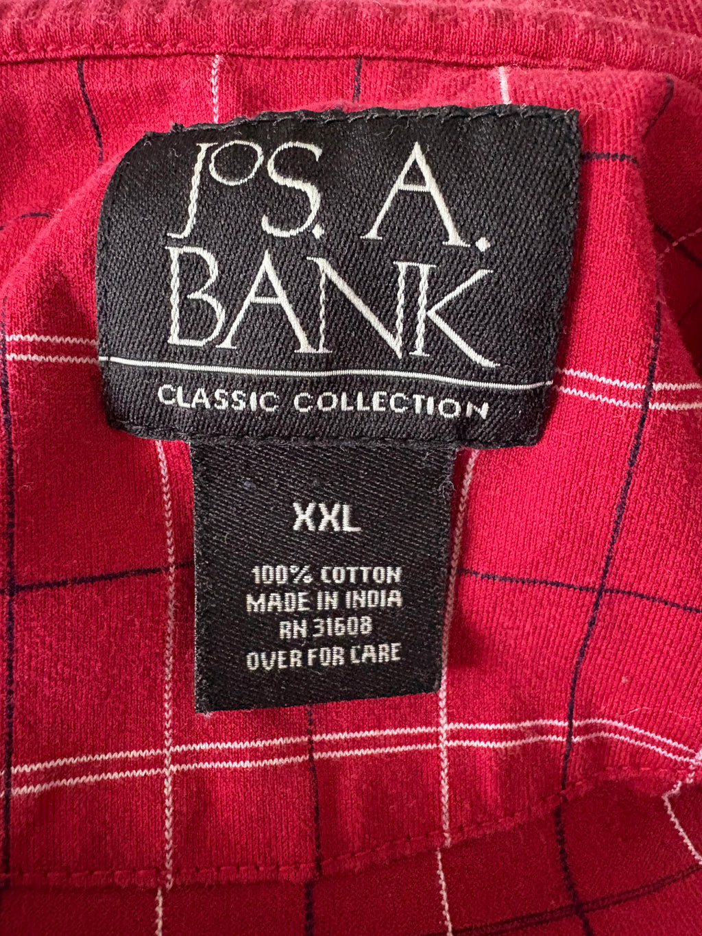 JOS A BANK MEN'S SHIRT XXL