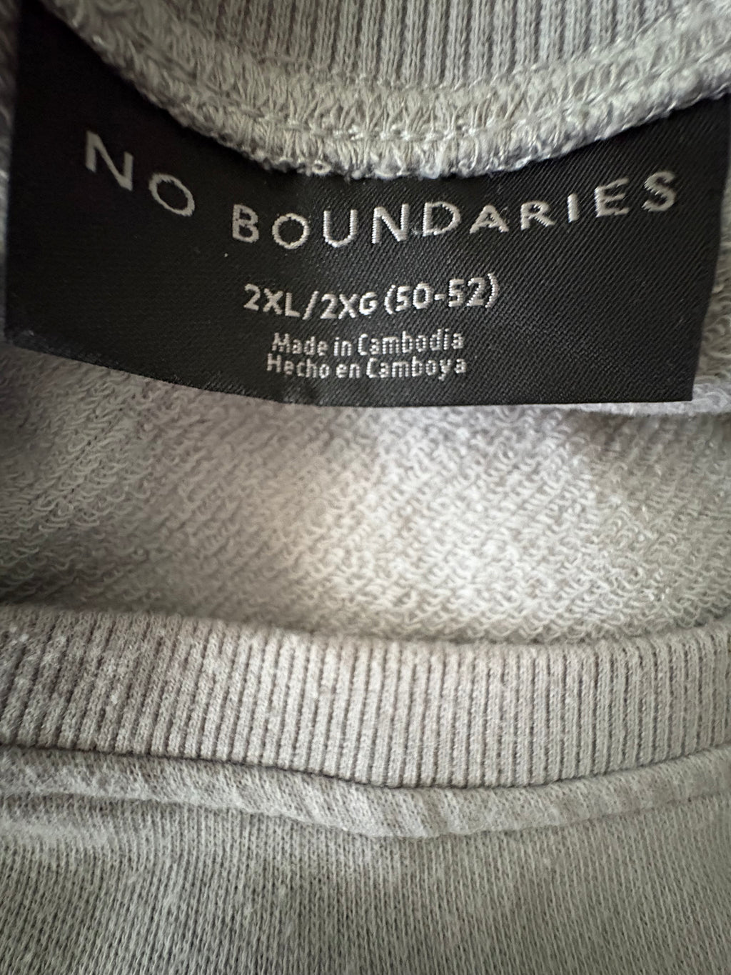NO BOUNDARIES 2XL