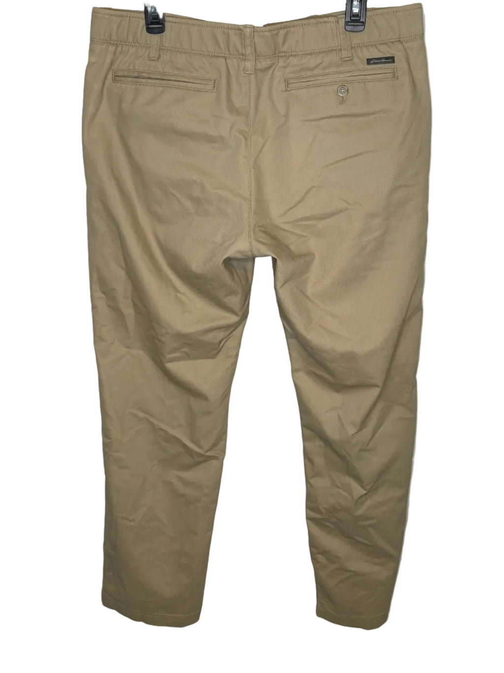 Eddie Bauer Men's Khaki Pants Cotton Polyester Spandex Size 36W 32L