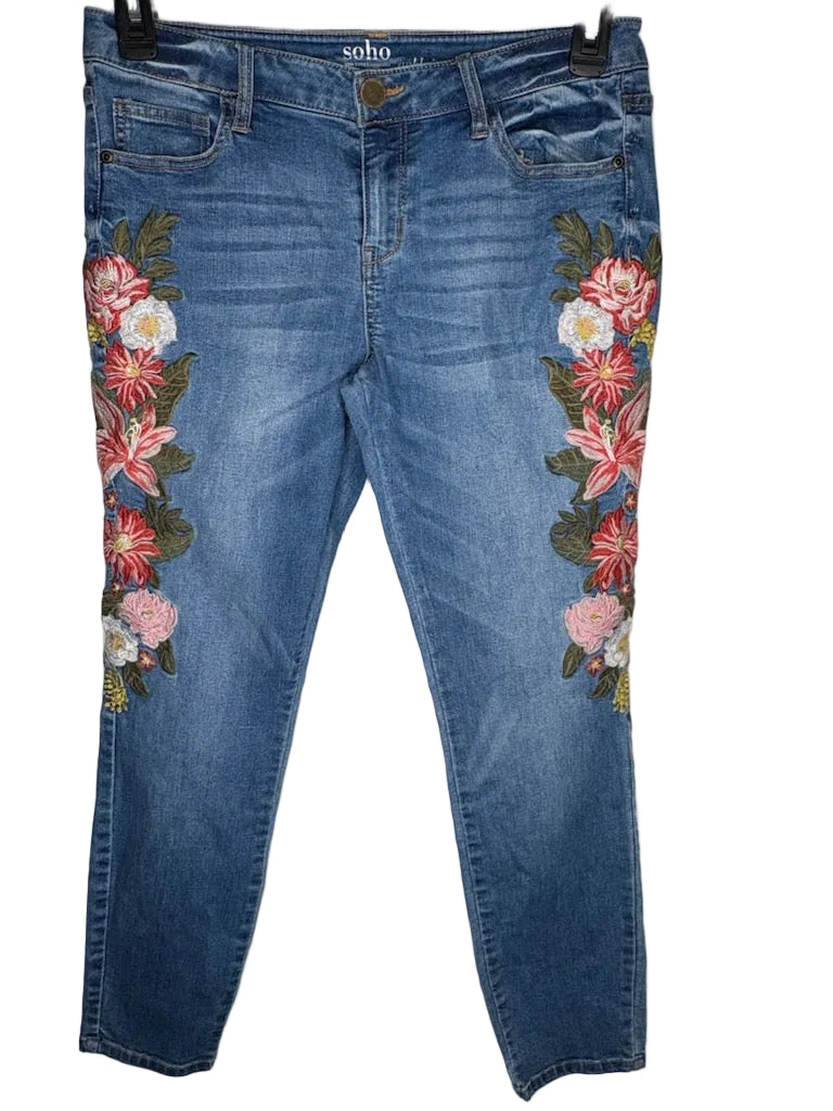 NEW YORK & COMPANY SOHO ANKLE JEANS SIZE 8